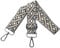Taschengurte zum Wechseln Schultergurt für Tasche, Verstellbar Taschengurt Breit 3.8cm mit Silber Karabiner Schulterriemen Taschenband Umhängegurt Tragegurt für Handtaschen, Weiß/Khaki, R11