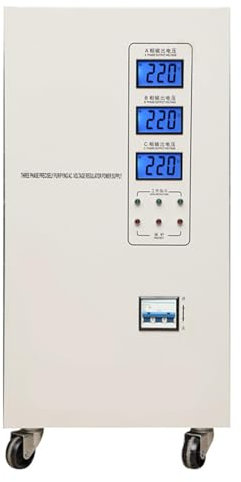 Dispositivo di Protezione da Sovratensione Stabilizzatore Di Tensione Automatico Trifase, Stabilizzatore Di Corrente Purificante Alimentatore Regolatore Di Tensione Industriale Ad Alta Precisione, Ing