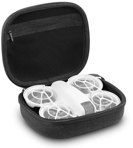NEEWER Aufbewahrungstasche für Neo-Drohne, Transporttasche aus Nylon, spritzwassergeschützt, mit Schaumstoffeinsatz, Netztasche, Karabiner, kompatibel mit DJI Neo,Nicht für Fernbedienung RC-N3, PB9