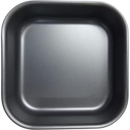 Terryshop74 Bandeja mini bandejas para freidora de aire, airfryer, aluminio antiadherente reutilizables, antiadherentes, bonitas, cómodas y espaciosas, también para pequeñas raciones (azul, cuadrada