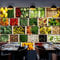 Fotomurales Decorativos Pared Fruta 400x280 cm Papel Pintado Tejido No Tejido Verdura Fotomural 3D Mural Paredes Papel Tapiz Decoración Salón o Dormitorio a.3182