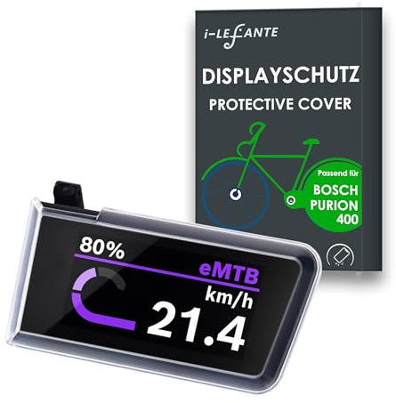 i-LEFANTE TPU-Schutzhülle für Bosch Purion 400 – Transparente Fahrradcomputer-Abdeckung, Stoßfest, Wasserdicht, Perfekt für E-Bike Displays (TPU Schutzhülle)