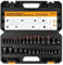 31-Piece Torx Bit Socket Set: Premium CR-V & S2 Alloy Steel, Star T8-T70 & E-Torx E4-E24, High Torque Laser Marked for Automotive Mechanic