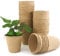 Quickdraw 30 x Fibre Plant Pots – Biodegradable Organic Compostable Seedling Starter Pot – Eco-Friendly Sustainable Gardening Seed Growing H8cm x D8.5cm