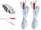 Healthcare World tens kabel mit 2 mm Pin Anschluss ein Paar