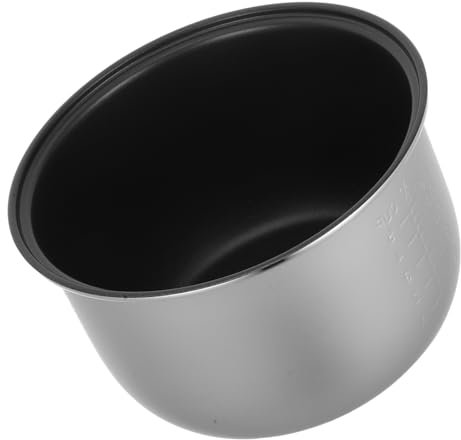 iplusmile Elektrischer Schnellkochtopf Innentopf Kochtopf Elektrischer Schnellkochtopf Gummi Reiskochtopf Ersatz Reiskocher Zubehör Töpfe Elektrischer Reiskocher Silberne