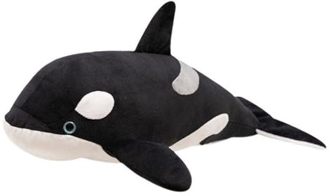 Orca Plüschtier, Weicher Kuscheliger Killerwal Kuscheltier Umarmende Plüschpuppen Als Geschenk for Kinder Heimdekoration(50cm/19.7in)