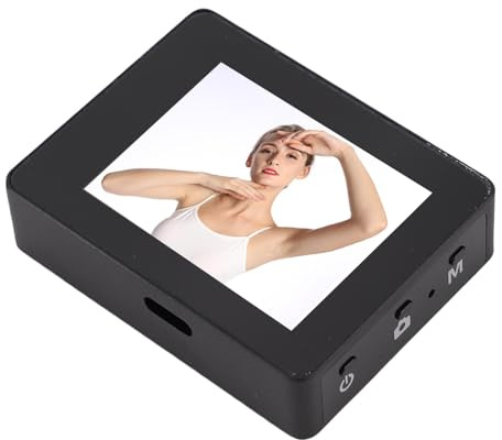 KAKAKE Clear Display Wireless Selfie Screen Magnetic 2in for Video Recording Back Camera, Real Time Screen Projection Suitable for Live Stream Content Creators on the Go (Black)