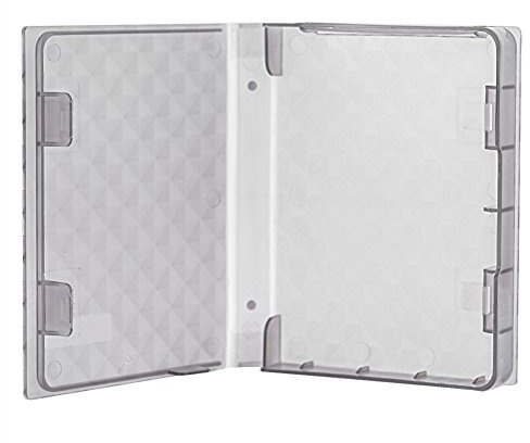 ZASCHMOY Antistatische 2,5-Zoll-HDD-SSD-Aufbewahrungsbox – Stoßfestes und Staubdichtes Gehäuse für 2,5-Zoll-Festplatten – Leichtes und Tragbares Design – in Mehreren Farben Erhältlich (Gray)