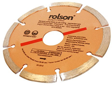 Rolson 24394 115 mm Diamond Tipped Segmented Blade