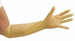 Gauntlet Latex Gloves - Long Length - 1 Pair - Large