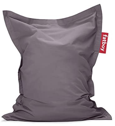 Fatboy® Junior Stonewashed Grau | Original Nylon-Sitzsack | Klassisches Indoor Sitzkissen speziell für Kinder | 130 x 100 cm