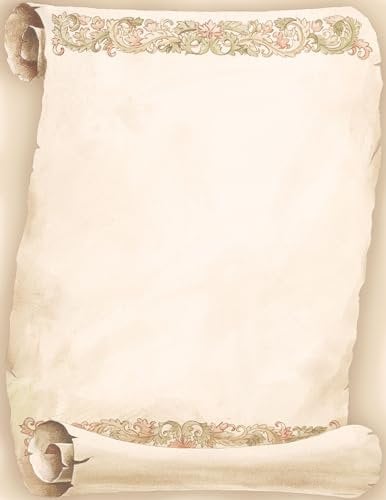 Great Papers! Florentine Scroll Letterhead, 80 Count, 8.5x11 (2014237)