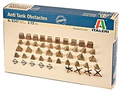 Italeri 510006147-1:72 Panzerabwehr Hindernisse