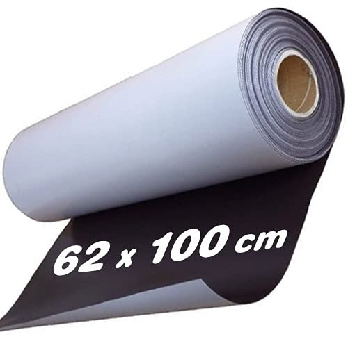 Feuille magnétique Caoutchouc aimanté adhesif brun naturel 0,4mm x 0,62m x 1m - Aimant flexible - vendu au mètre - Avec ces feuilles magnétiques adhésives vous allez pouvoir créer vos propres magnets