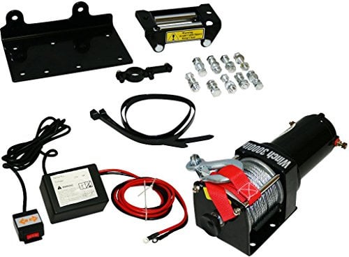 Varan Motors - Var-P3000-1B 12V ELEKTRISCHE SEILWINDE 1360KG MIT MONTAGEPLATTE ROLLEN KABELFERNBEDIENUNG