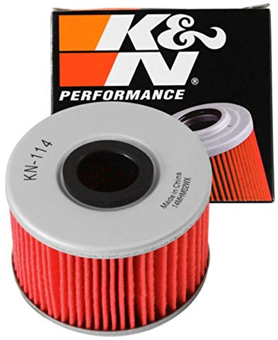K&N Motorcycle Oil Filter: High Performance, KN-114