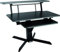 QUIK LOK - Z/460 BK WORKSTATION A 3 RIPIANI, Postazione di Lavoro a 3 Ripiani, Adatta a Tutti i Tipi di Mixer, Tastiere e Computer, Design Lineare, Colore Nero