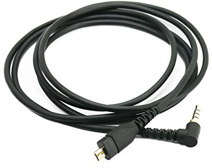 NewFantasia 1.3m/4.3ft Black Gaming Audio Cable, 3.5mm Male-to-Male, Compatible with SteelSeries Arctis 3, 5, 7, Pro, PC, PS4, Xbox One, Mac, Smartphones & Tablets