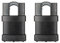 Commando Lock Total Guard High Security iCHANGE Shrouded Padlock with Patented, Interchangable Design, Bolt Cutter Proof, Pick Resistant- Military-Grade (2 Pack)