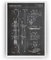 Bow and Arrow Magazine Quiver 1971 Patent Poster - Archery Giclee Print Art Kunst Wall Dekor Decor Entwurf Wandkunst Blueprint Geschenk Gift - Frame Not Included