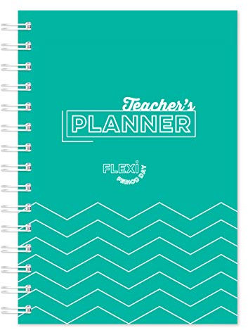 Silvine Lehrer-Akademischer Planer mit strapazierfähigem Hardcover-Einband Flexi Period A5 grün