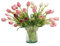 DUYONE 40pcs künstliche Tulpen Blumen, Real Touch Latex Bouquet, gefälschte Tulpen für Büro Hochzeit Party Home Küche Garten Dekoration(Hellviolett,40 Stück)