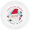 Always Present Personalised Santa Mince Pie Plastic Plate