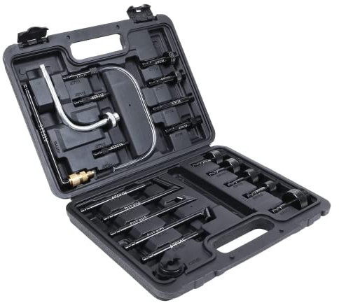 BELEY 20PCS ATF Adapter Spülgerät - Getriebeöl Einfüllgerät Adapter Automatischer Getriebeölpumpen-Nachfüllanschluss Kompatibel mit Benz, BMW, VW
