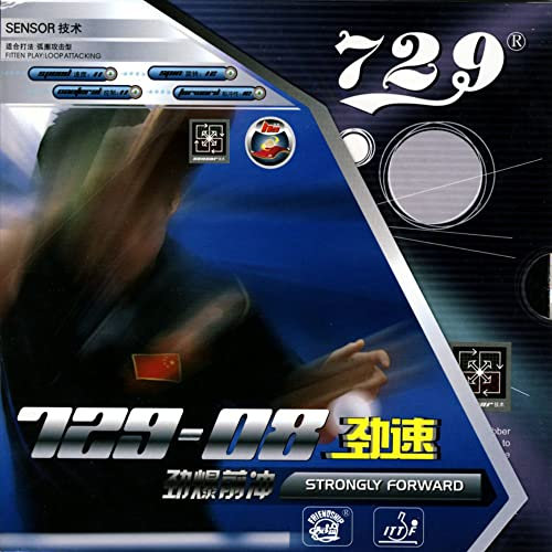 Friendship 729-08 (2,15 mm - schwarz) | - China Tischtennis Belag | ITTF | TT-Spezial - Schütt Tischtennis