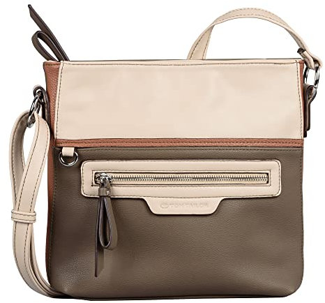 TOM TAILOR Jule Damen Umhängetasche Crossbody Bag Klein Beige