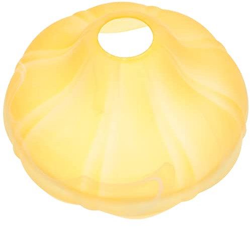 Lurrose Glas Kronleuchter Lampenschirm Blumen Form Ersatzschirm Ersatzglas Schatten Pendelleuchte Nostalgie Lampenglas Stehlampe Lampenabdeckung für Tischlampe Wandlampe Hängelampe Orange