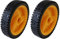 SECURA 2x Rad Hinterrad kompatibel mit McCulloch M53 M56 | kompatibel mit Partner P53 P56 | Rasenmäher Laufrad