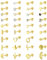 ADRAMATA 36 Pcs Tiny Cartilage Stud Earrings Set for Women Men Stainless Steel Stud Earrings Geometric Barbell Flatback Earrings Piercing Set