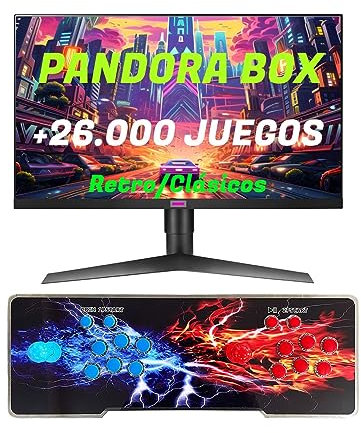 LEVEL25 Pandora Box +26.000 juegos Retro Clásicos Consola 3D Arcade Machine Classic Games