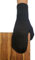 Posh Gear Alpaka Handschuhe Pugnoguanti Fäustlinge Damen Herren aus 100% Alpakawolle, schwarz, Größe L