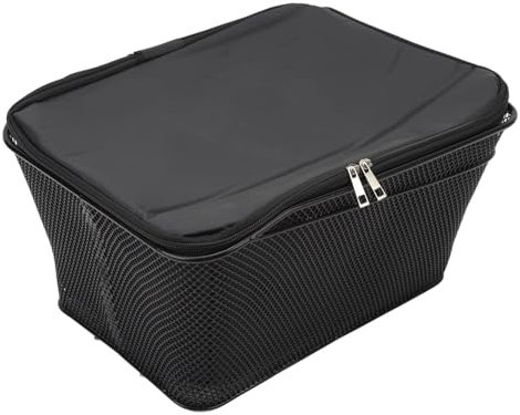 Bike Carrier Bag,20KG Bearing Rear Bike Basket,Anti Rust Iron Oxford Cloth,20L Capacity,Easy Installation,High Strength Waterproof Cover for Cycling