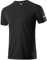 1er Pack Sport Tshirts Herren T-Shirt Schwarz Kurzarm Funktionsshirt Sport Shirt Schnelltrocknend Atmungsaktiv Sportshirt Sommer Outdoor Gym Workout Running Shirts Fitness Oberteil für Men Black-3XL