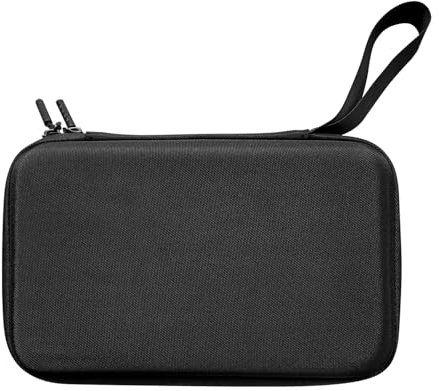 Portable Nylon Carrying Bag for abxylute S9 Gaming Phone Controller, with Mesh Pocket, Dual Zippers, Securing Band and Wrist Strap (Black)