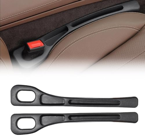 2er Autositz Lückenfüller für Peugeot 5008 SUV 2017-2022, Autositz Gap Plug Autositz Zubehör Autositz Organizer Auto Gadgets Innenraum,Bla-ck