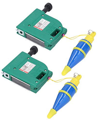 Senklot, 2 Stück, 5 Meter, Magnetischer Drahthammer, Baurechner, Senklot mit Schnur, Grüner Linienabfall, Vertikaler Messwerkzeug aus Legiertem Stahl für die Dekoration von