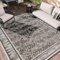 SIXHOME Outdoor Teppich Wetterfest, 120 * 180cm Kunststoff Stroh Balkon Teppich, Faltbar Wasserdichter Outdoor Carpet rutschfest für Garten Balkon Terrasse Camping Picknick, Braun und Beige