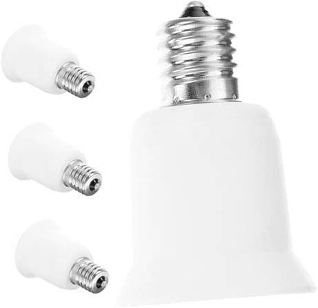 ERINGOGO 4stücke Lampenfassung Adapter Praktischer Led Light Adapter Aus Langlebigem Pbt Einfach Zu Montieren Geeignet Für Zuhause Büro Gewerbe Universeller Sockelkonverter