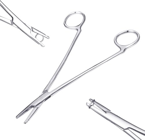LAURITAMI Pinza per aprire e chiudere anelli da piercing, pinza per piercing per anelli, pinze per aprire e chiudere anelli per naso, all'ombelico e alle orecchie Anello