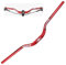 WAKE Fahrrad Lenker 31.8mm*780mm Extra Langer Breiter 55mm Höhe Riser Bar Aluminiumlegierung für Radfahren MTB Mountainbike Rennräder (Rot)