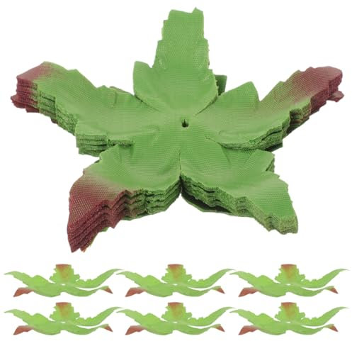 Artibetter 1 Satz Rosette Strauß Hochzeit DIY Liefert Selbstgemachte Kelchblätter Blütenkelche Zum Selbermachen Für Blumen Rosenblütenkelche Rosenblätter Stoff Green 60 Stück