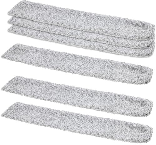 YBEATY 6 paños retráctiles para limpiar el polvo debajo de los aparatos, paños de microfibra de repuesto, reutilizables, desmontables, para limpiar debajo del refrigerador, sofá