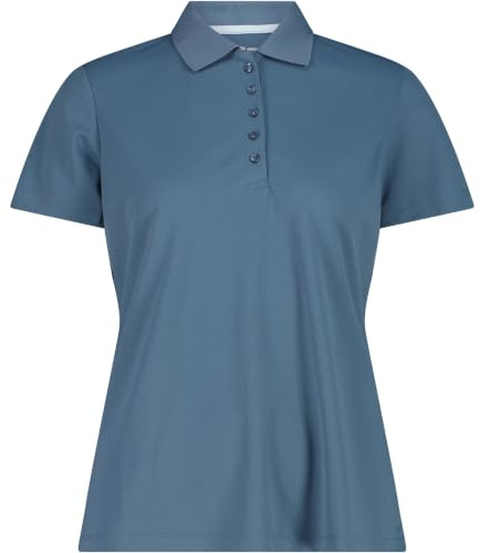 CMP Damen Polo Shirt aus Piqué mit Dry Function atmungsaktiv, schnelltrocknend & mit UV-Schutz. Sportlich-elegant für Stadt & Outdoor. - 44