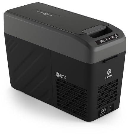 peme Frigorifero Portatile Frigo Campeggio Auto 12v Elettrico 220v Compressore per Camper Freezer Ricaricabile Congelatori Portatili Congelatore Barca Viaggio Refrigeratore Escursione - Quest 14