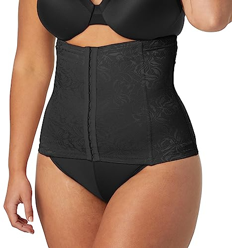 Maidenform womens Nipper Ultra Firm Control Trainer waist shapewear, Black, X-Large US